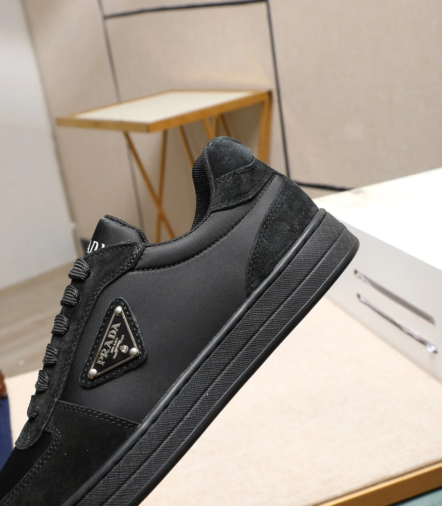 Men's men's shoes💰440🌹🌹[PRADA—Prada] latest model🙈original replica! 👟👟👟Available here. The workmanship is top-notch. The upper is made of Italian 🇮🇹Imported calfskin. ❗️Breathable genuine leather lining @Suitable for travel. The original version has an enlarged engraved sole, making it suitable for all kinds of travels, showing low-key luxury. Let quality speak for itself. Color: Size: 38-44